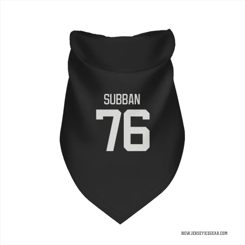 P.K. Subban  Gray New Jersey Devils   Dark  Cat & Dog Pet Bandana