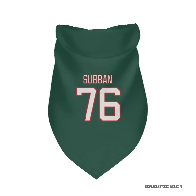 P.K. Subban  Green New Jersey Devils  Cat & Dog Pet Bandana