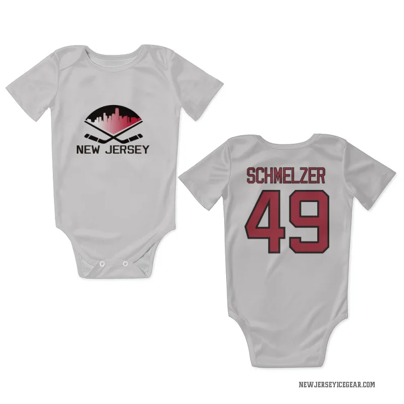 Ryan Schmelzer  White New Jersey Devils  Newborn & Infant Bodysuit