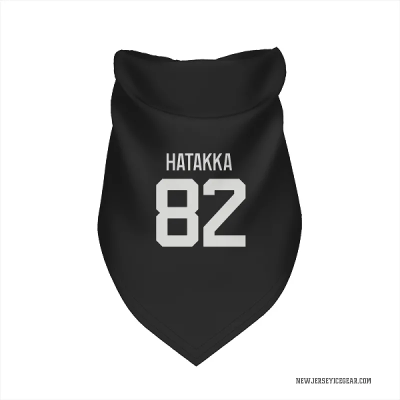 Santeri Hatakka  Gray New Jersey Devils   Dark  Cat & Dog Pet Bandana