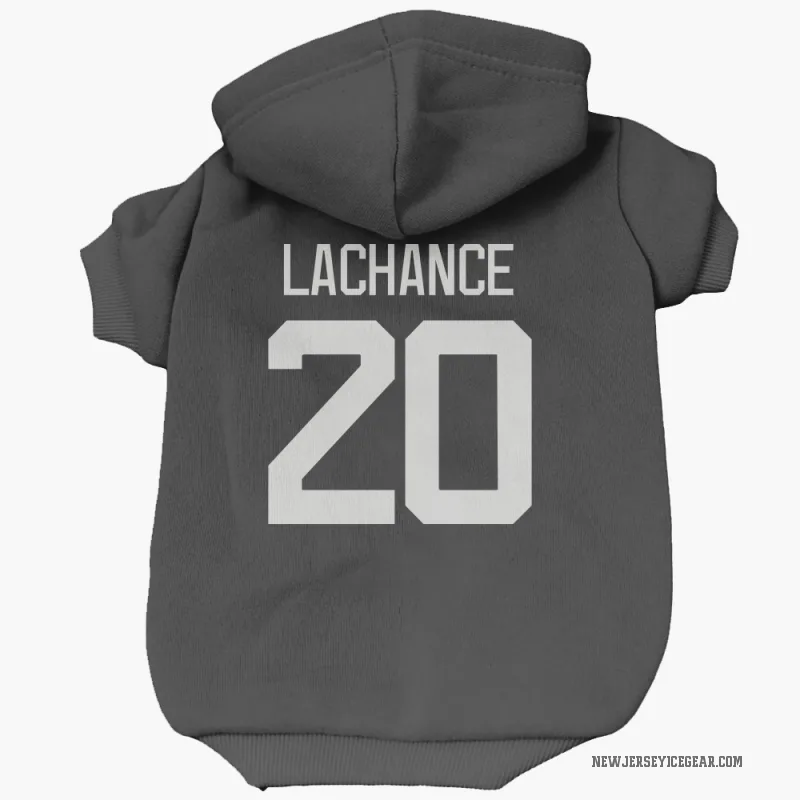 Shane Lachance  Black New Jersey Devils  Cat & Dog Pet Hoodie