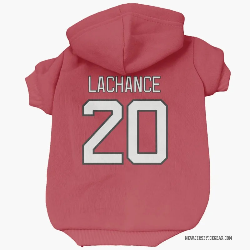 Shane Lachance  Red New Jersey Devils  Cat & Dog Pet Hoodie
