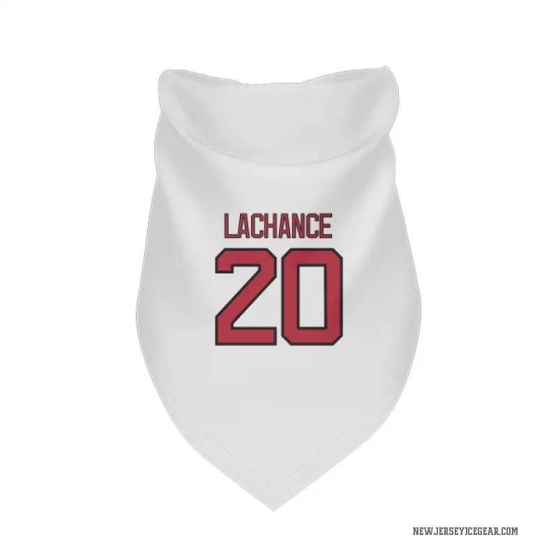 Shane Lachance  White New Jersey Devils  Cat & Dog Pet Bandana