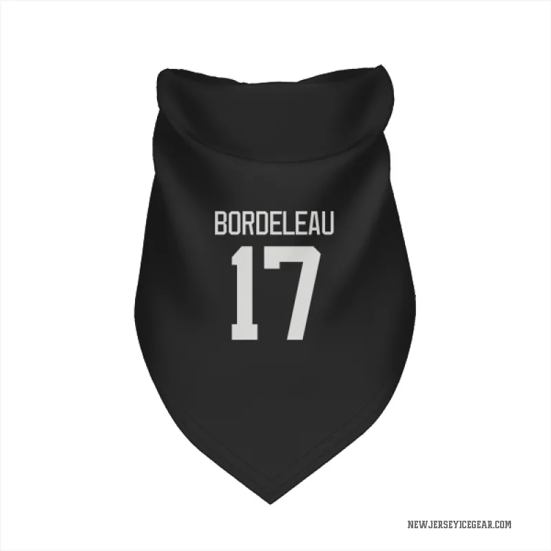 Thomas Bordeleau  Black New Jersey Devils  Cat & Dog Pet Bandana