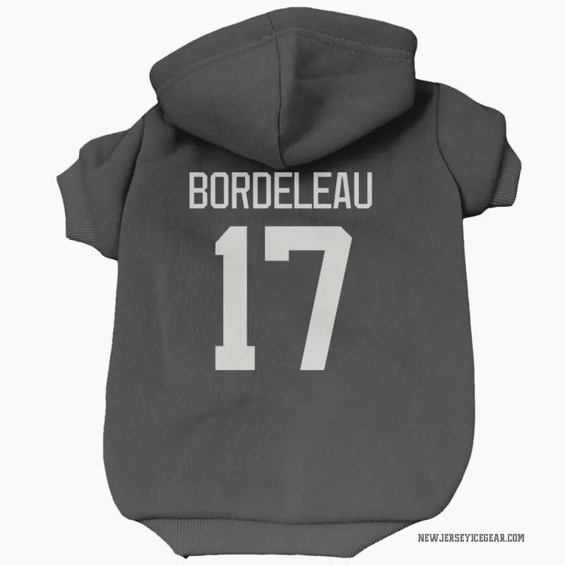 Thomas Bordeleau  Black New Jersey Devils  Cat & Dog Pet Hoodie