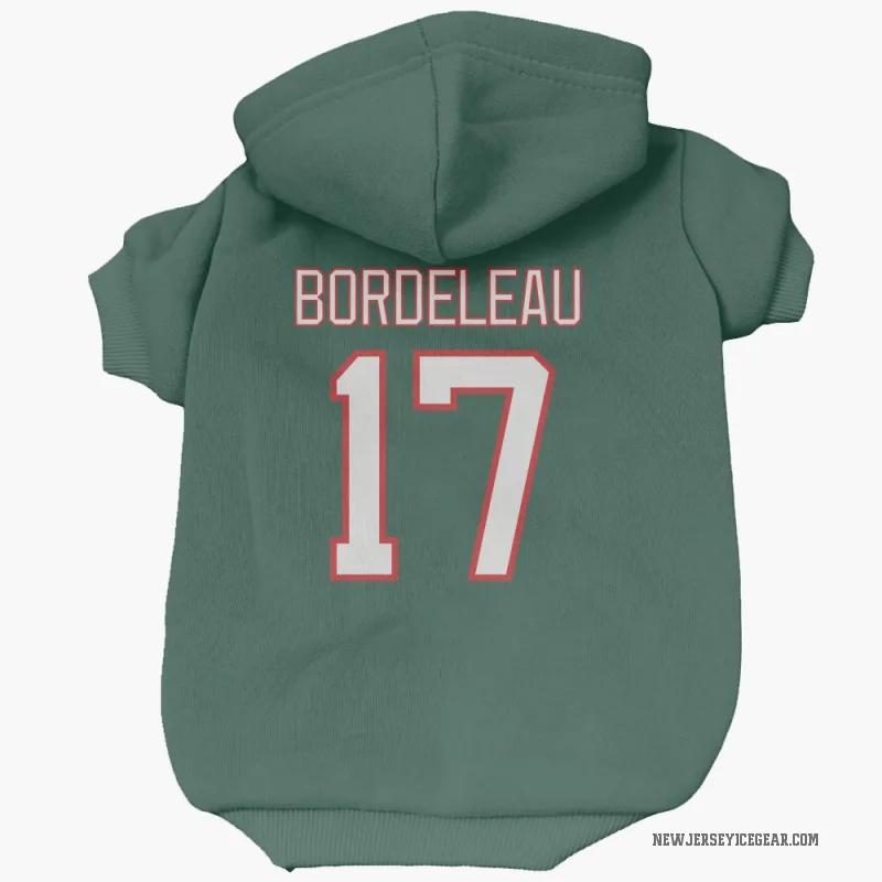 Thomas Bordeleau  Green New Jersey Devils  Cat & Dog Pet Hoodie