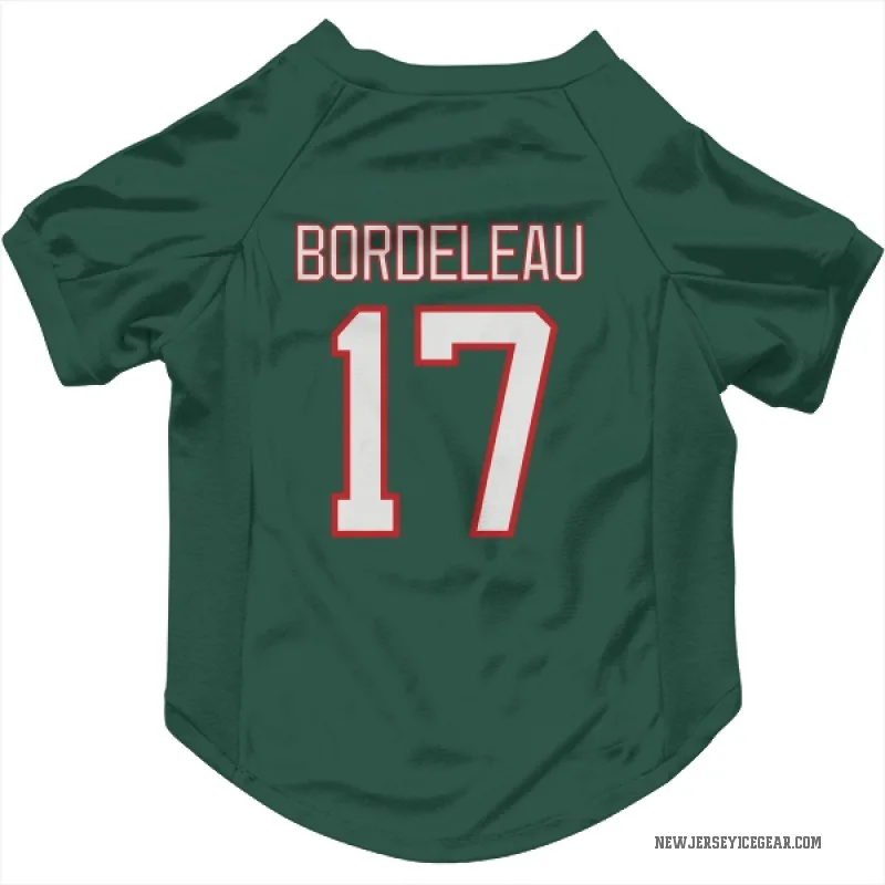 Thomas Bordeleau  Green New Jersey Devils  Cat & Dog Pet Jersey
