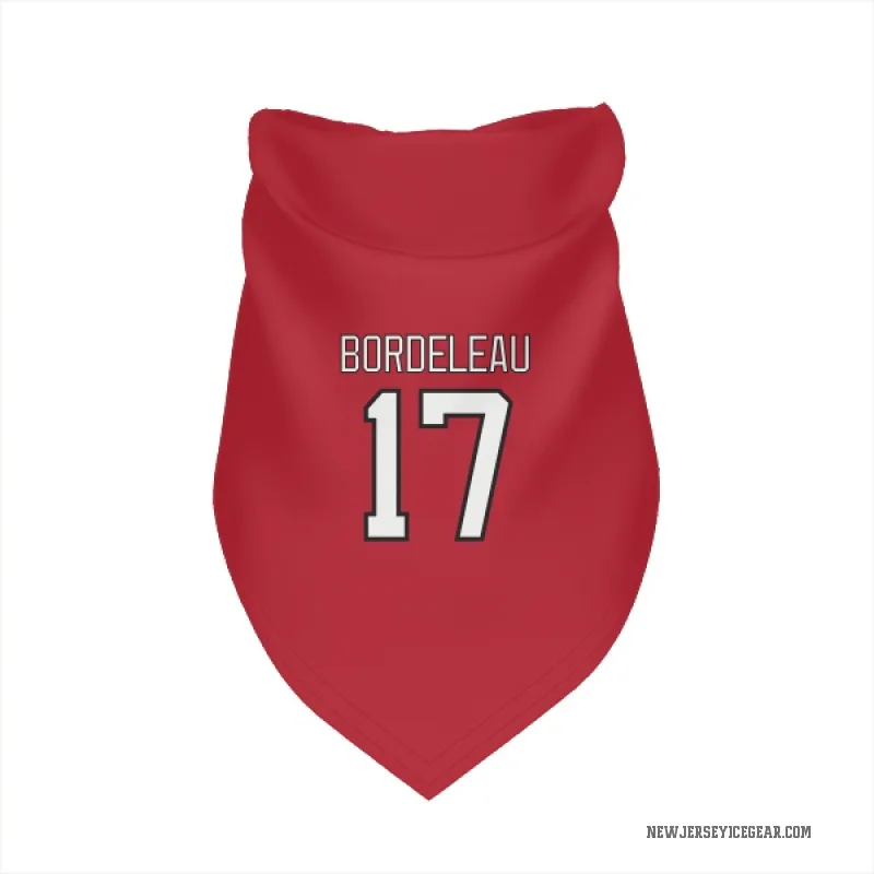 Thomas Bordeleau  Red New Jersey Devils  Cat & Dog Pet Bandana