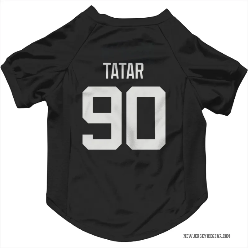 Tomas Tatar  Black New Jersey Devils  Cat & Dog Pet Jersey
