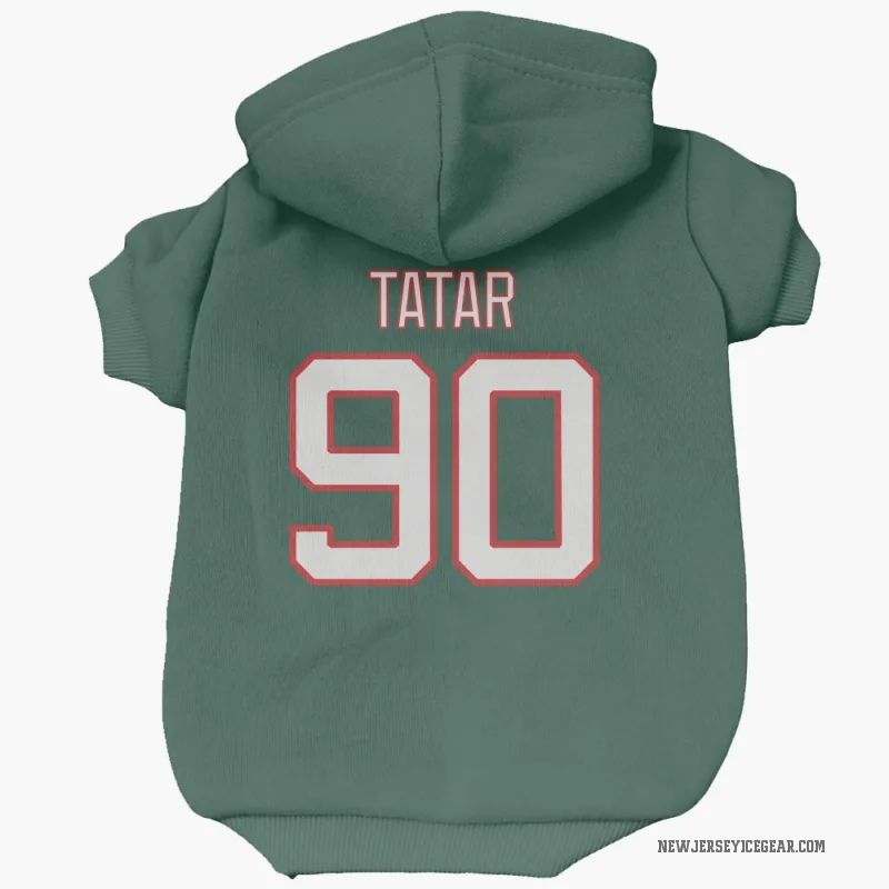 Tomas Tatar  Green New Jersey Devils  Cat & Dog Pet Hoodie