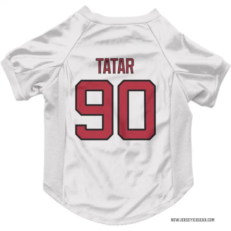 Tomas Tatar  White New Jersey Devils  Cat & Dog Pet Jersey