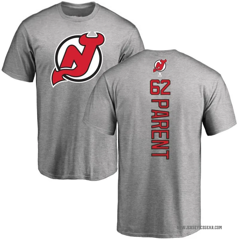 Xavier Parent Men's Ash New Jersey Devils Backer T-Shirt -